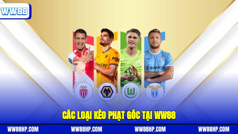 Các loại kèo phạt góc tại WW88