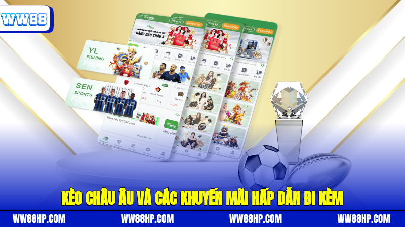Kèo châu Âu và các khuyến mãi hấp dẫn đi kèm