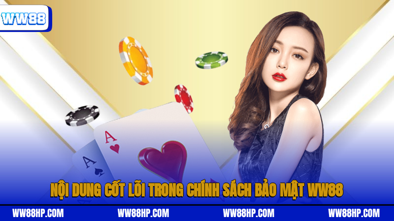 Nội dung cốt lõi trong chính sách bảo mật WW88