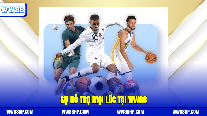 Sự hỗ trợ mọi lúc tại WW88